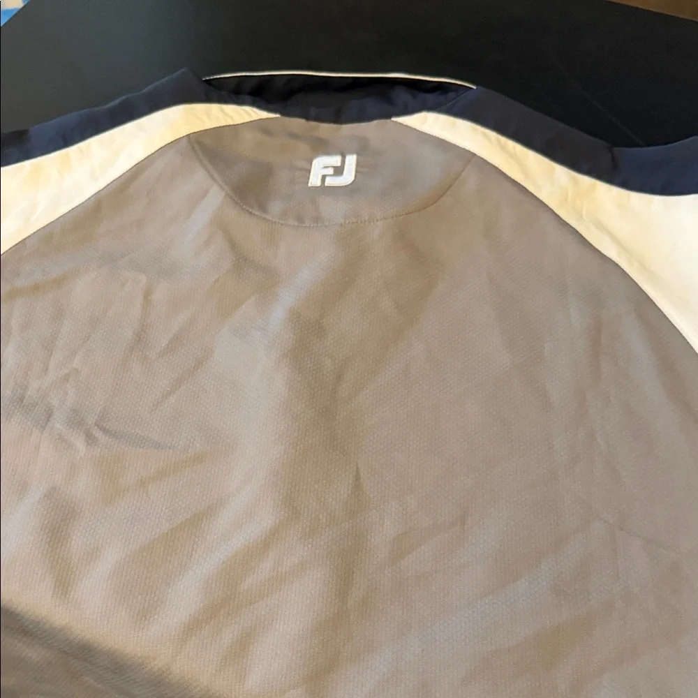 FootJoy Tour Collection Men's Short Sleeved Half Zip Golf Jacket - Gray - M